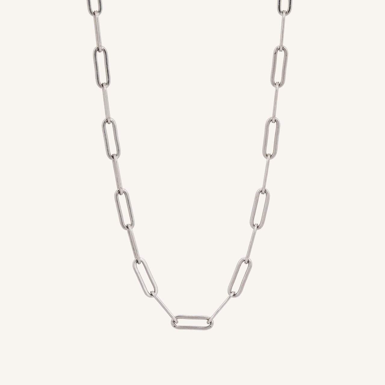 Paperclip Chain 925 Sterling Silver