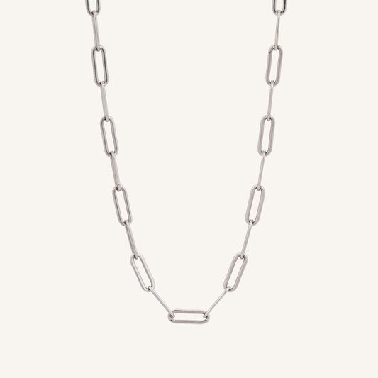 Paperclip Chain 925 Sterling Silver