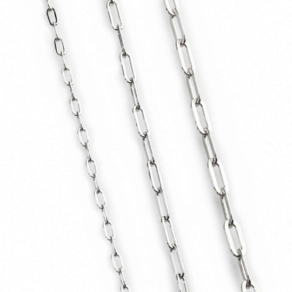 Paperclip Chain 925 Sterling Silver