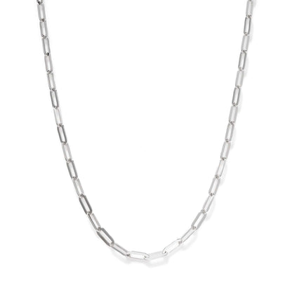 Paperclip Chain 925 Sterling Silver