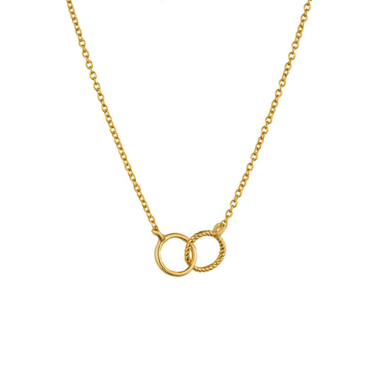 Interlocking Circle Necklace