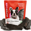 SuperCan Bully Sticks- Porky Liver Fillets 6oz